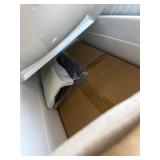 $160 EDOSTORY 80 Quart Rolling Ice Chest Cooler Cart with Ice Scoop