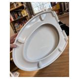 $85 Slow-Close EverClean Elongated Closed-Front Toilet Seat, White