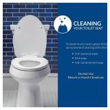 Bemis 1500EC 390 Lift-Off Wood Elongated Toilet Seat, Cotton White