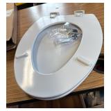 Bemis 1500EC 390 Lift-Off Wood Elongated Toilet Seat, Cotton White