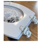 Bemis 1500EC 390 Lift-Off Wood Elongated Toilet Seat, Cotton White