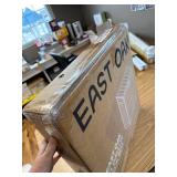 $70 EAST OAK 31 Gal Deck Box with Padlock, Indoor/Outdoor Grey