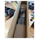 $70 EAST OAK 31 Gal Deck Box with Padlock, Indoor/Outdoor Grey