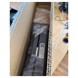 $70 EAST OAK 31 Gal Deck Box with Padlock, Indoor/Outdoor Grey