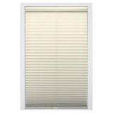 DEZ FURNISHINGS Cordless Light Pleated Shade, 30W x 48H, Ecru