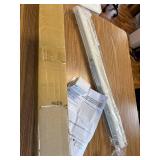 DEZ FURNISHINGS Cordless Light Pleated Shade, 30W x 48H, Ecru