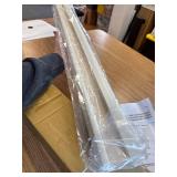 DEZ FURNISHINGS Cordless Light Pleated Shade, 30W x 48H, Ecru