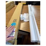 DEZ FURNISHINGS Cordless Pleated Shade, 30"W x 48"H, White