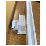 DEZ FURNISHINGS Cordless Pleated Shade, 30"W x 48"H, White