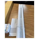 DEZ FURNISHINGS Cordless Pleated Shade, 30"W x 48"H, White