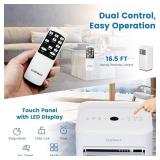 $290 COSTWAY Portable 10000 BTU Air Conditioner for 350 Sq Ft (White)