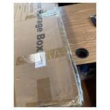 MEISSALIVVE 178-Gallon Wicker Deck Box Waterproof UV-Resistant Brown