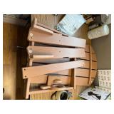 $100 Plawdlik Folding Adirondack Chair with Cup Holder HDPE All-Weather