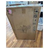 $100 Plawdlik Folding Adirondack Chair with Cup Holder HDPE All-Weather