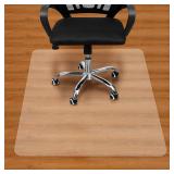 Office Chair Mat for Hardwood Floors 48x60, Anti-Slip, Clear