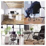 Office Chair Mat for Hardwood Floors 48x60, Anti-Slip, Clear