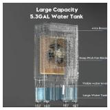 $96 Auertech 1800CFM Swamp Cooler with Remote, 5.3Gal, 12H Timer 3spd