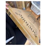 Soctone 2-Step Folding Ladder with Handrails, Anti-Slip, 330 lb