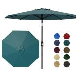 $70 Garvee 9 ft Patio Umbrella Crank Tilt UV Protection, 8 Ribs