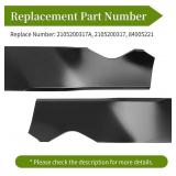21" Mower Blade, Oval Center Hole, 2 Pack, for Murray/HyperTough
