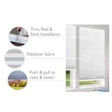 $50 Easy Lift Cut-to-Size Cordless Fabric Pleated Shades 48W x 64L