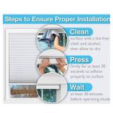 $50 Easy Lift Cut-to-Size Cordless Fabric Pleated Shades 48W x 64L