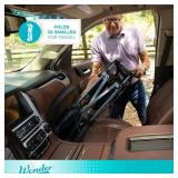 $188 Stander Space Saver Rollator: Folding Walker, 4-Wheel, Seat