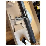 $186 Whitehall 15991 Aluminum Post & Brackets with Cap, Black