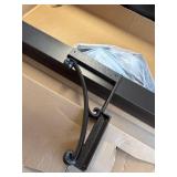 $186 Whitehall 15991 Aluminum Post & Brackets with Cap, Black