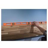 Johnson Structo-Cast 48 in. Plastic I-Beam Level 3 vial