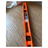 Johnson Structo-Cast 48 in. Plastic I-Beam Level 3 vial