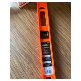 Johnson Structo-Cast 48 in. Plastic I-Beam Level 3 vial