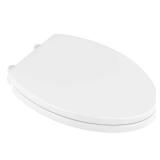 $85 Slow-Close EverClean Elongated Closed-Front Toilet Seat, White