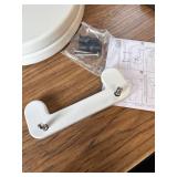 $85 Slow-Close EverClean Elongated Closed-Front Toilet Seat, White