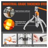 $54 VEVOR Hydraulic Gear Puller, 15 Ton, 2- or 3-Jaw, 12" Jaw, Case