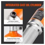 $54 VEVOR Hydraulic Gear Puller, 15 Ton, 2- or 3-Jaw, 12" Jaw, Case