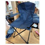 Folding Camping Chair, 225lb Capacity, Cup Holder & Bag, 5.5lb
