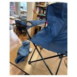 Folding Camping Chair, 225lb Capacity, Cup Holder & Bag, 5.5lb