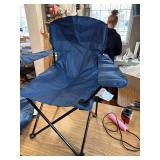 Folding Camping Chair, 225lb Capacity, Cup Holder & Bag, 5.5lb