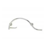 30 in. Pismo Curved Shower Grab Bar with Toilet Paper Holder, Satin