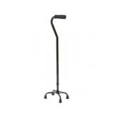 Medline Aluminum Quad Cane with Small Base for Balance, Portable