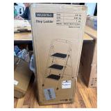 $99 3-Step Folding Ladder with Wide Anti-Slip Pedals, 330lb Steel