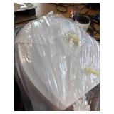 Centoco Wooden Toilet Seat Elongated, Closed Front, White