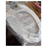 Centoco Wooden Toilet Seat Elongated, Closed Front, White