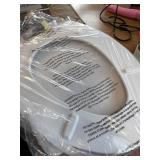 Centoco Wooden Toilet Seat Elongated, Closed Front, White