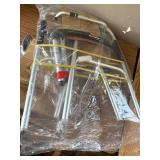 $59 VEVOR 2-in-1 Folding Walker with Armrests, Height Adjustable