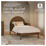 $200 Babyletto Twin/Full Bed Guardrail - Natural Walnut single rail only!