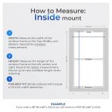 $65 Lumino 2-Inch Cordless Faux Wood Blind, White, 31.5 x 64"