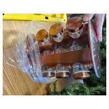 Le Regalo Spice Rack Set, 16 Jars, Copper Rack & Bottles