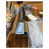 $130 GYIIYUO LED TV Stand with Mount, Power Outlet & Drawers, Black